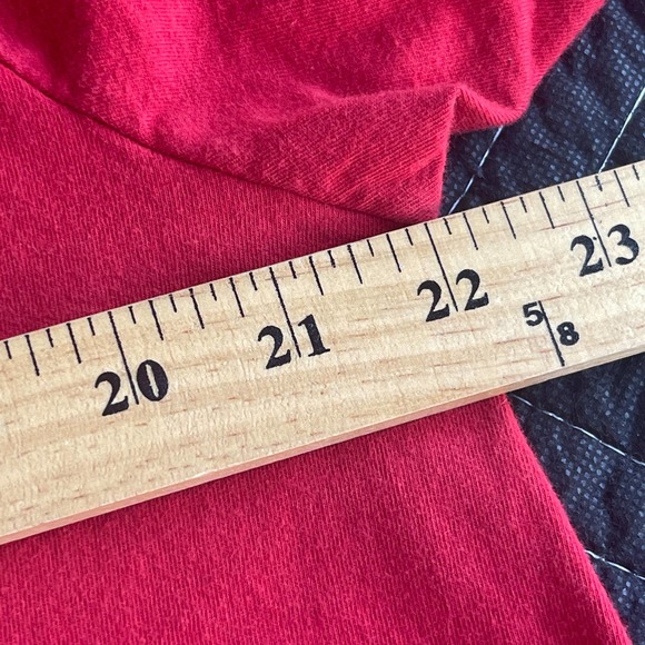 Nike Shirt Mens Large Red Just Do It Tee Short Sleeve - Picture 6 of 8